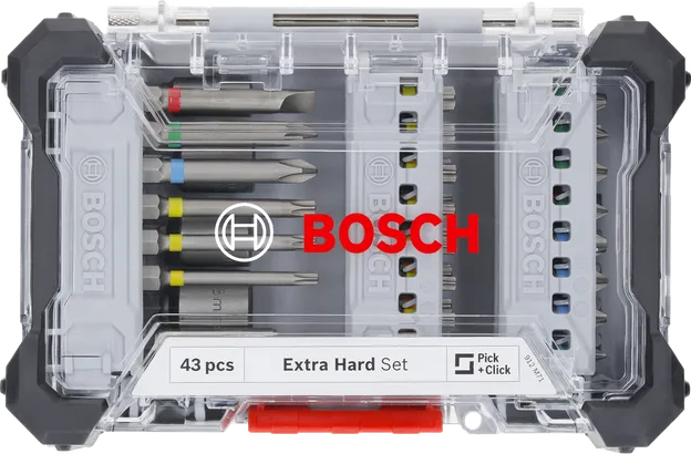 Bosch 엑스트라 하드 드라이버 비트 세트 43개